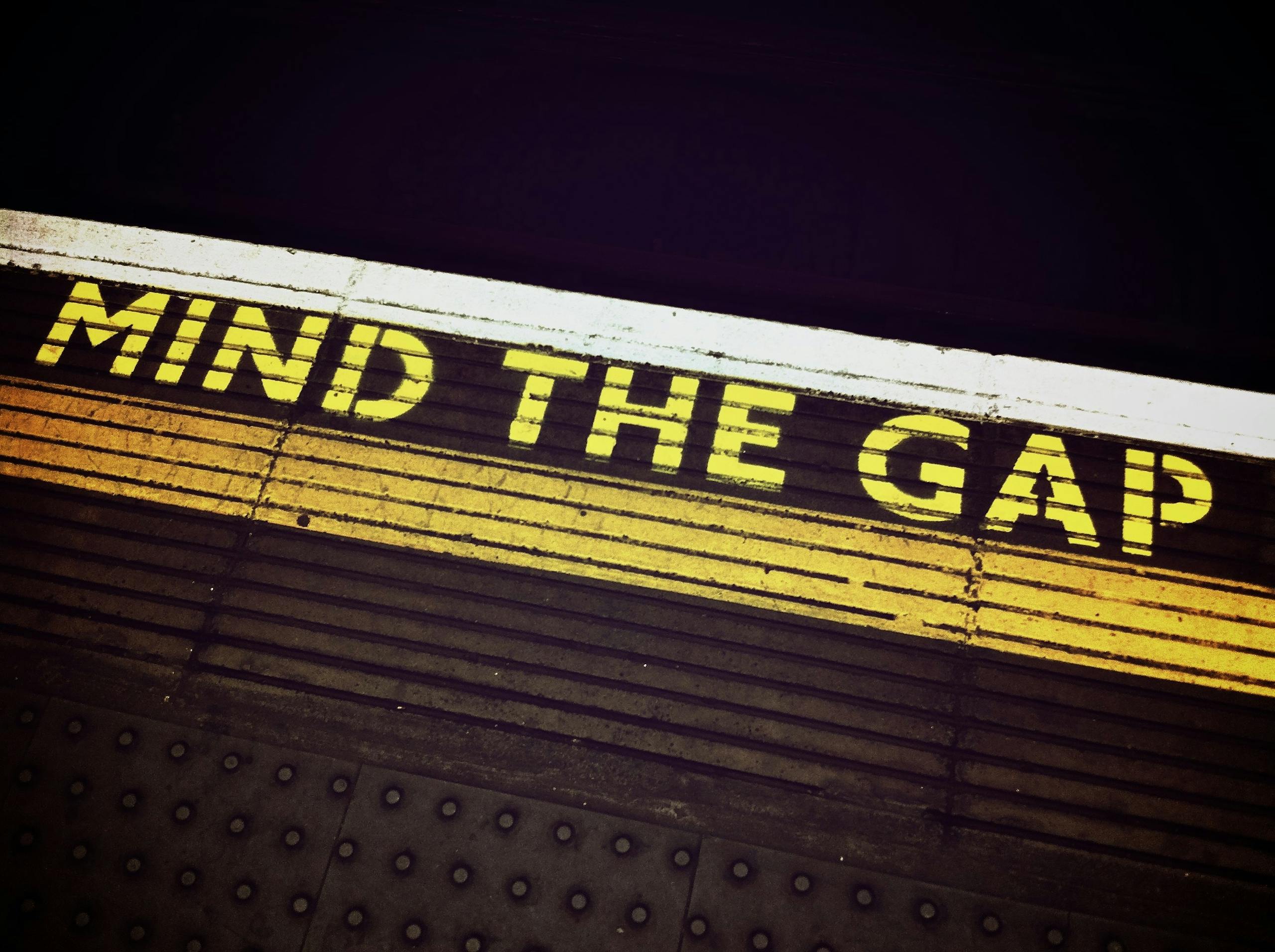 Mind the Gap Signage