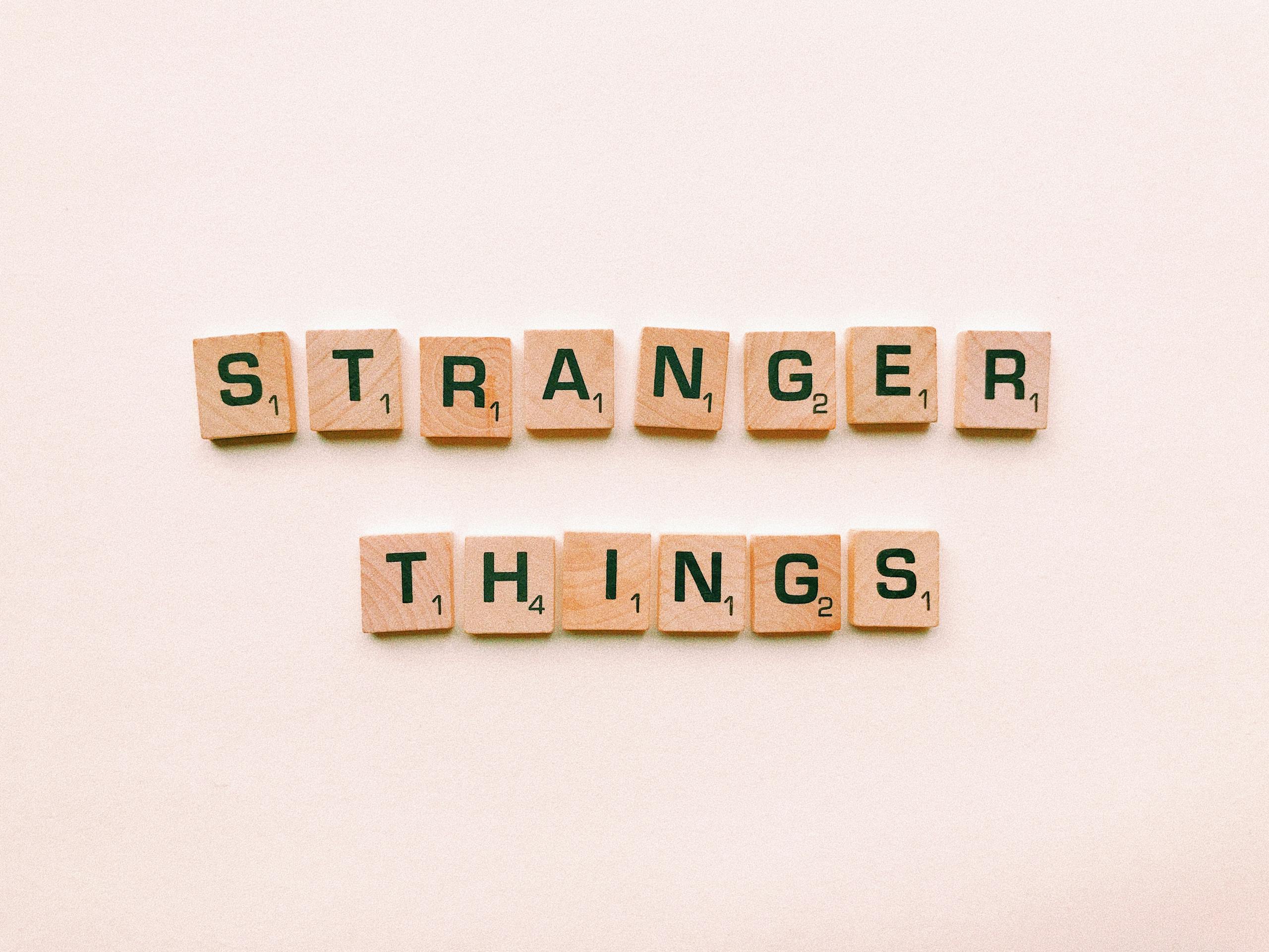 Stranger Things Letter Tiles